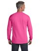 Comfort Colors Adult Heavyweight RSLong-Sleeve Pocket T-Shirt peony ModelBack