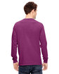 Comfort Colors Adult Heavyweight RSLong-Sleeve Pocket T-Shirt boysenberry ModelBack