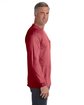 Comfort Colors Adult Heavyweight RSLong-Sleeve Pocket T-Shirt crimson ModelSide
