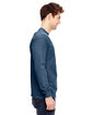 Comfort Colors Adult Heavyweight RSLong-Sleeve Pocket T-Shirt true navy ModelSide