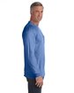 Comfort Colors Adult Heavyweight RSLong-Sleeve Pocket T-Shirt flo blue ModelSide