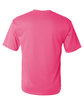 C2 Sport Unisex  Basic Performance T-Shirt pink ModelBack