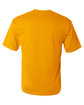 C2 Sport Unisex  Basic Performance T-Shirt gold ModelBack