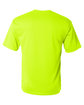 C2 Sport Unisex  Basic Performance T-Shirt safety yellow ModelBack