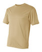 C2 Sport Unisex  Basic Performance T-Shirt vegas gold ModelSide