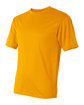 C2 Sport Unisex  Basic Performance T-Shirt gold ModelSide