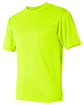 C2 Sport Unisex  Basic Performance T-Shirt safety yellow ModelSide