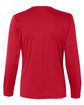 C2 Sport Youth Performance Long Sleeve T-Shirt red ModelBack