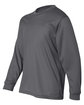 C2 Sport Youth Performance Long Sleeve T-Shirt graphite ModelSide