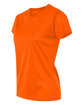 C2 Sport Ladies' Performance T-Shirt safety orange ModelSide