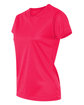 C2 Sport Ladies' Performance T-Shirt hot coral ModelSide