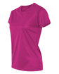 C2 Sport Ladies' Performance T-Shirt hot pink ModelSide