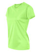 C2 Sport Ladies' Performance T-Shirt lime ModelSide