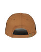 Outdoor Cap Cargo Unstructured Solid Back With Side Pockets Hat brown ModelBack