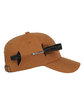 Outdoor Cap Cargo Unstructured Solid Back With Side Pockets Hat brown OFSide