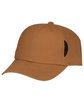 Outdoor Cap Cargo Unstructured Solid Back With Side Pockets Hat brown ModelQrt