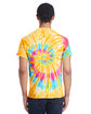 Tie-Dye Adult T-Shirt aurora ModelBack