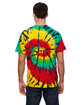 Tie-Dye Adult T-Shirt rasta web ModelBack