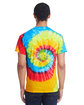 Tie-Dye Adult T-Shirt pastel neon ModelBack