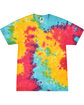 Tie-Dye Adult T-Shirt multi rainbow FlatFront