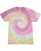 Tie-Dye Adult T-Shirt desert rose FlatFront
