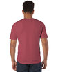 Champion Unisex Garment-Dyed T-Shirt crimson ModelBack