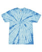 Tie-Dye Adult Spider T-Shirt spider baby blue FlatFront