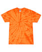 Tie-Dye Adult Spider T-Shirt spider orange FlatFront