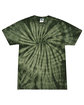 Tie-Dye Adult Spider T-Shirt spider green FlatFront