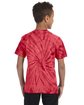 Tie-Dye Youth Spider T-Shirt spider red ModelBack