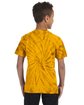 Tie-Dye Youth Spider T-Shirt spider gold ModelBack