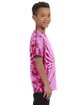 Tie-Dye Youth Spider T-Shirt spider pink ModelSide