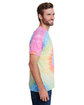 Tie-Dye Adult Burnout Festival T-Shirt  ModelSide