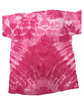 Tie-Dye Unisex Shapes T-Shirt pink heart ModelBack