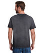 Tie-Dye Adult Oil Wash T-Shirt black ModelBack