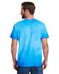 Tie-Dye Adult Oil Wash T-Shirt royal ModelBack