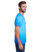 Tie-Dye Adult Oil Wash T-Shirt royal ModelSide