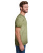 Tie-Dye Adult Oil Wash T-Shirt green ModelSide