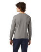 Champion Unisex Long-Sleeve Garment Dyed T-Shirt concrete ModelBack