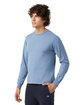 Champion Unisex Long-Sleeve Garment Dyed T-Shirt saltwater ModelQrt