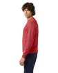 Champion Unisex Long-Sleeve Garment Dyed T-Shirt crimson ModelSide