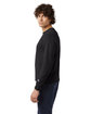 Champion Unisex Long-Sleeve Garment Dyed T-Shirt black ModelSide