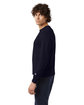 Champion Unisex Long-Sleeve Garment Dyed T-Shirt navy ModelSide