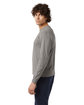 Champion Unisex Long-Sleeve Garment Dyed T-Shirt concrete ModelSide