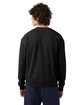 Champion Unisex Garment Dyed Sweatshirt black ModelBack
