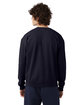 Champion Unisex Garment Dyed Sweatshirt navy ModelBack