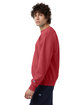 Champion Unisex Garment Dyed Sweatshirt crimson ModelSide
