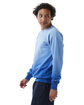 Champion Unisex Dip Dye Crew ath royal ombre ModelSide