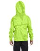 Tie-Dye Youth Pullover Hooded Sweatshirt spider lime ModelBack