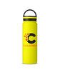 CORE365 24oz Vacuum Bottle safety yellow DecoFront